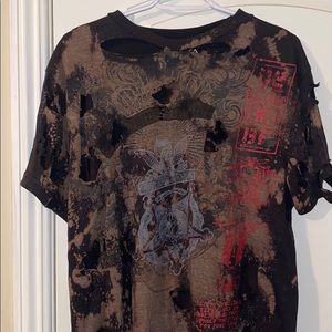 Bandaged and Dyed Secret Unit Top